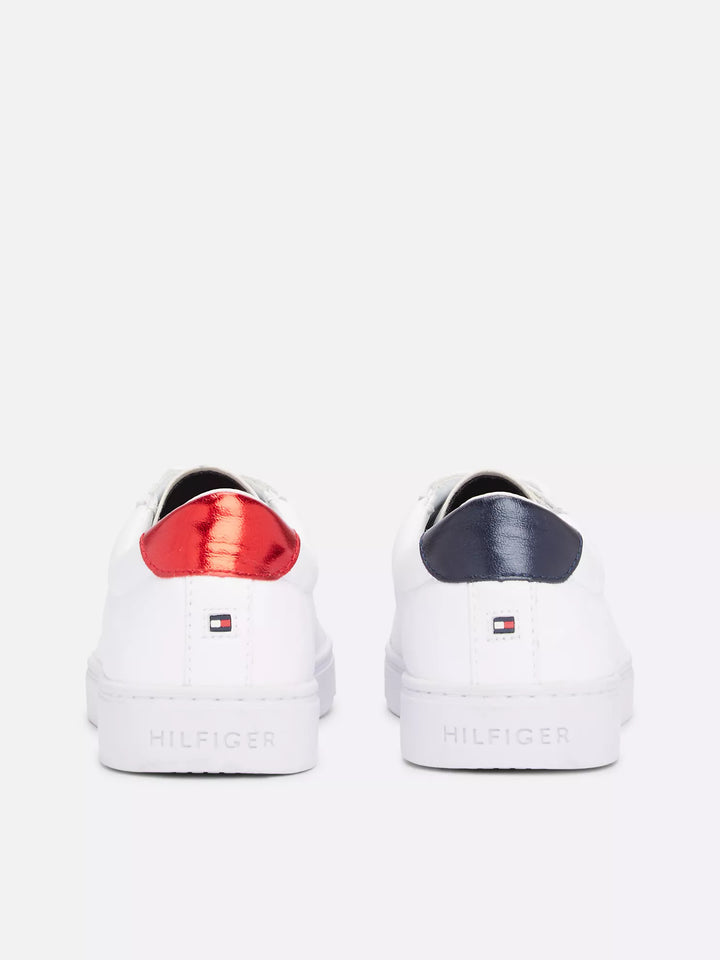 Tommy Hilfiger Solid Leather Sneaker