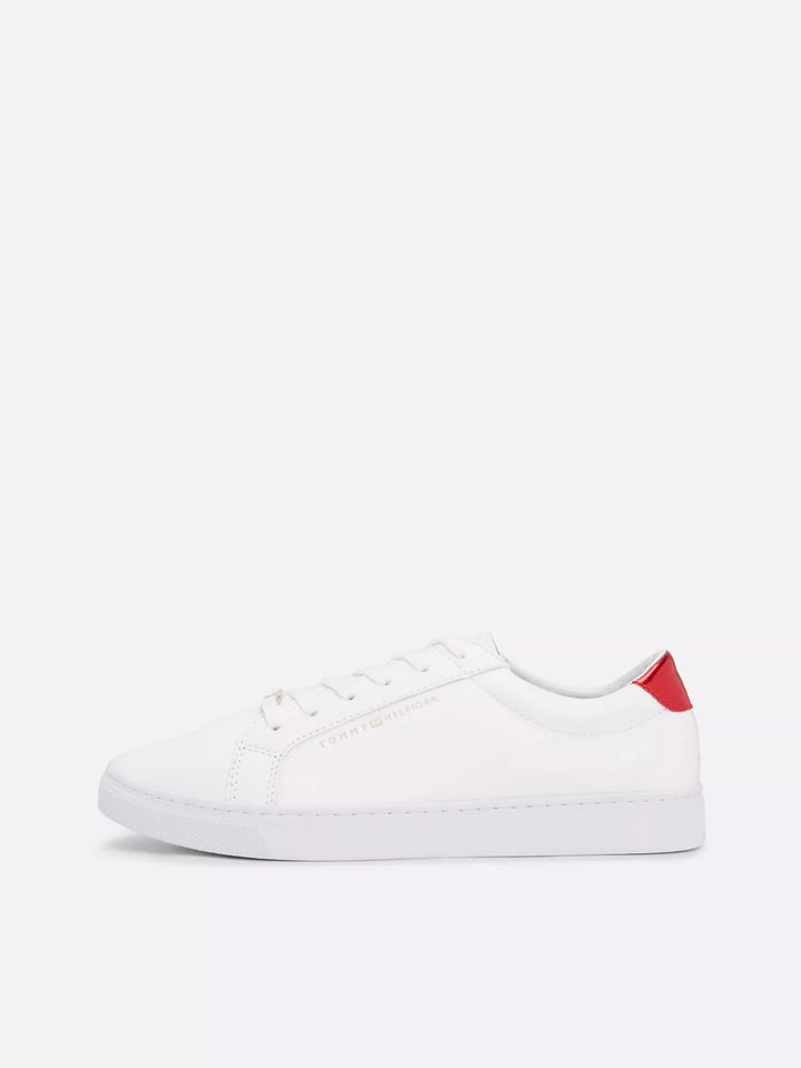 Tommy Hilfiger Solid Leather Sneaker