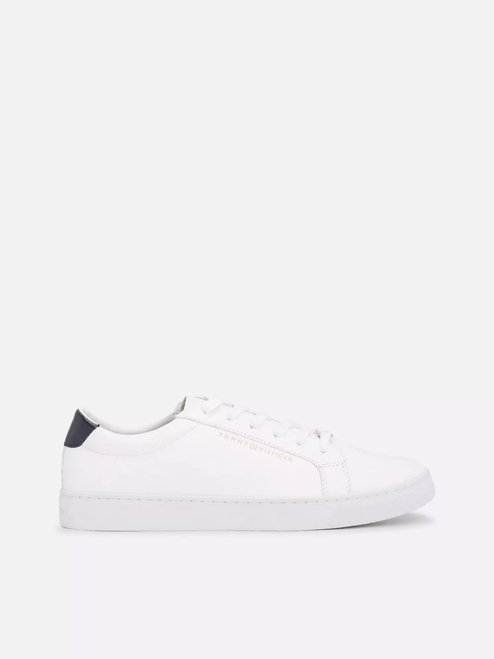 Tommy Hilfiger Solid Leather Sneaker