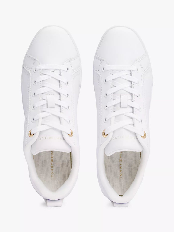 Tommy Hilfiger Hilfiger Logo Leather Sneaker