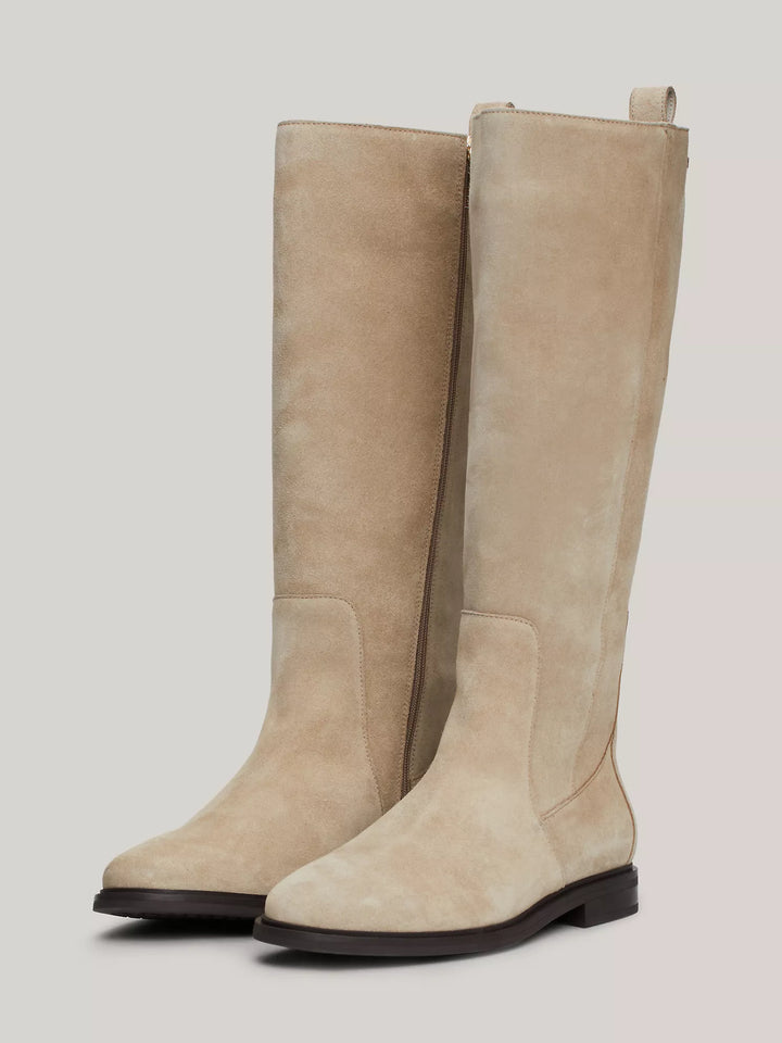Tommy Hilfiger Zip-Up Suede High Boot