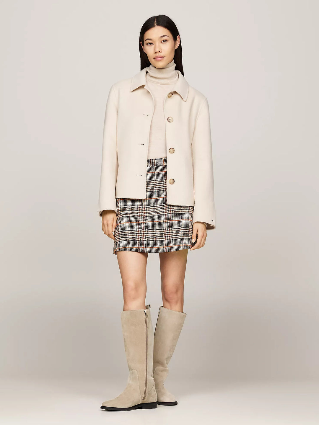 Tommy Hilfiger Zip-Up Suede High Boot