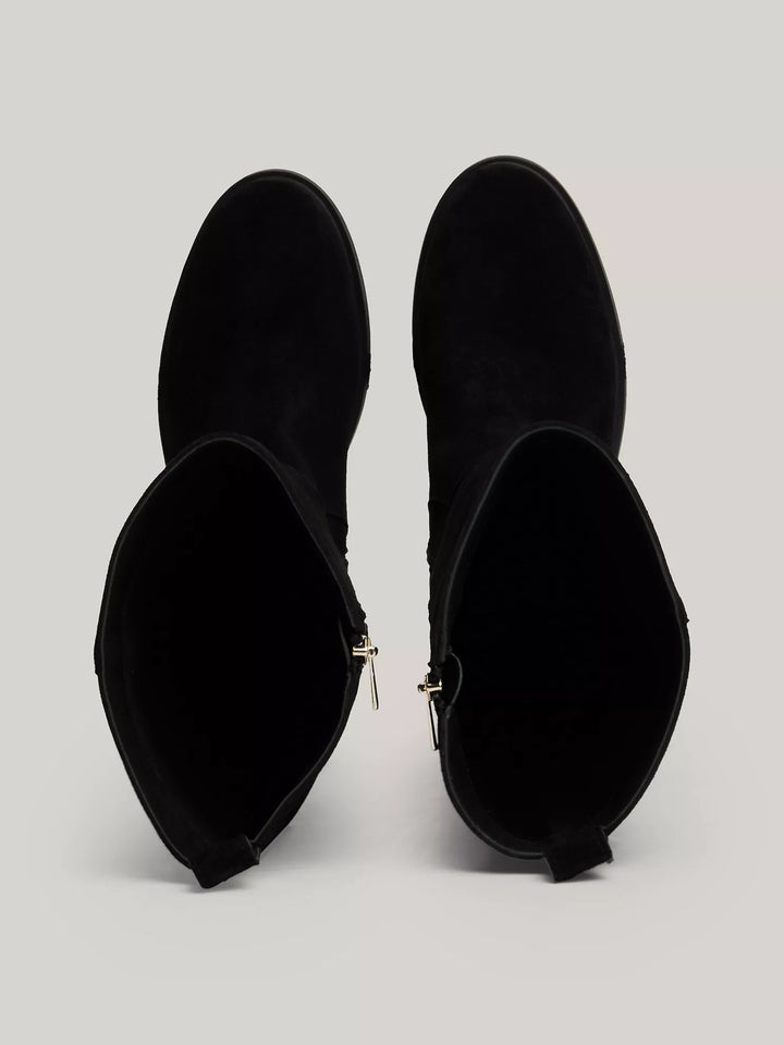 Tommy Hilfiger Zip-Up Suede High Boot
