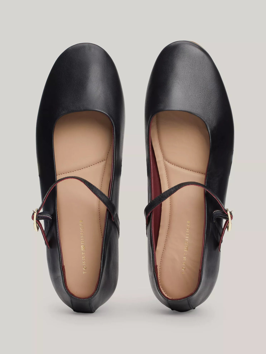 Tommy Hilfiger Leather Mary Jane Ballet Flat