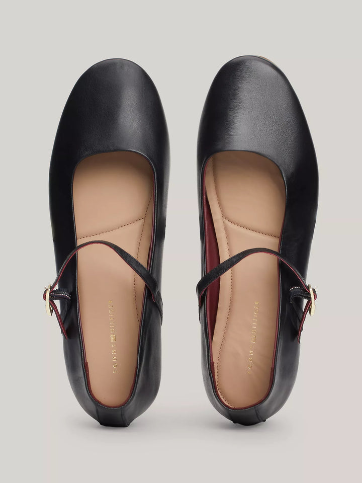 Tommy Hilfiger Leather Mary Jane Ballet Flat