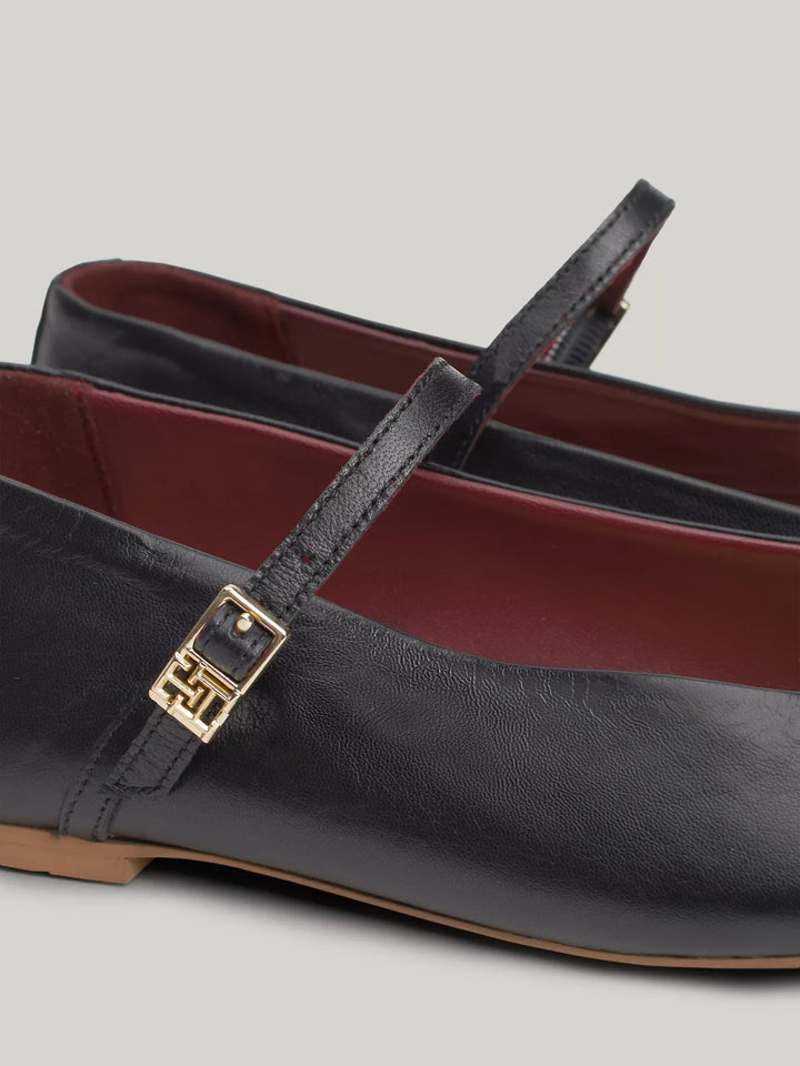 Tommy Hilfiger Leather Mary Jane Ballet Flat