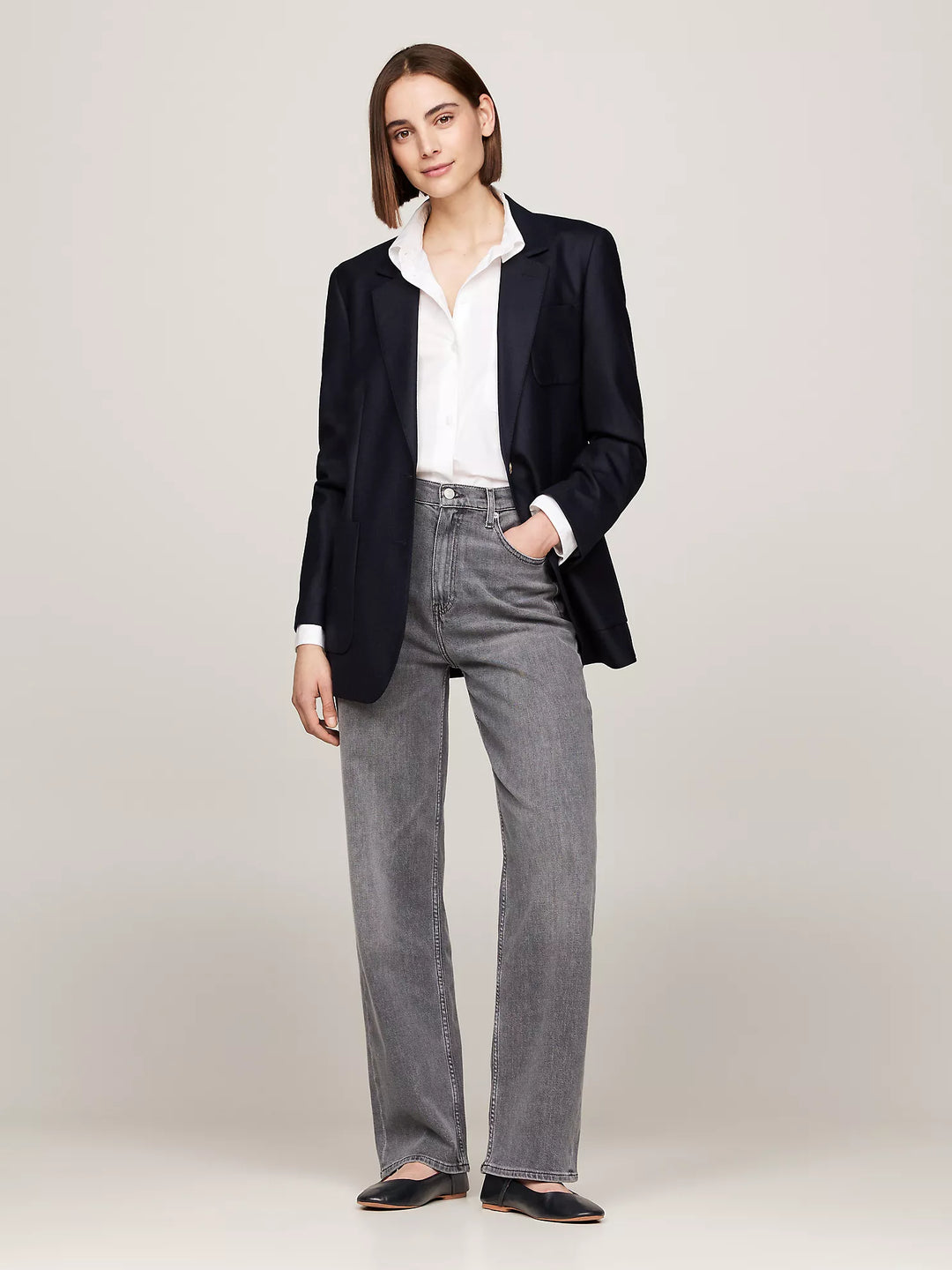 Tommy Hilfiger Leather Mary Jane Ballet Flat