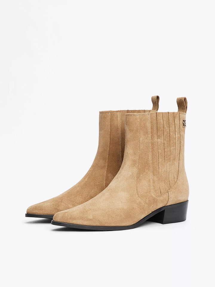 Tommy Hilfiger Suede Cowboy Chelsea Boot