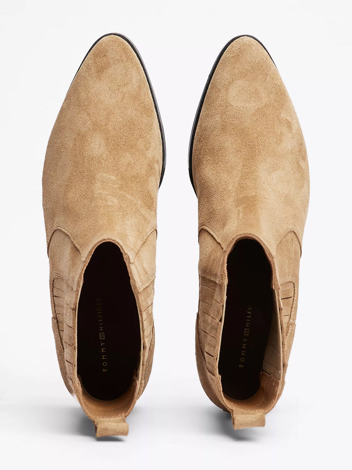Tommy Hilfiger Suede Cowboy Chelsea Boot