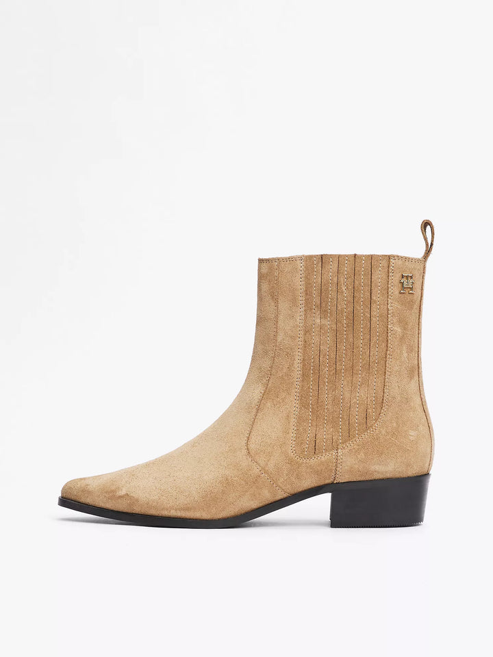 Tommy Hilfiger Suede Cowboy Chelsea Boot