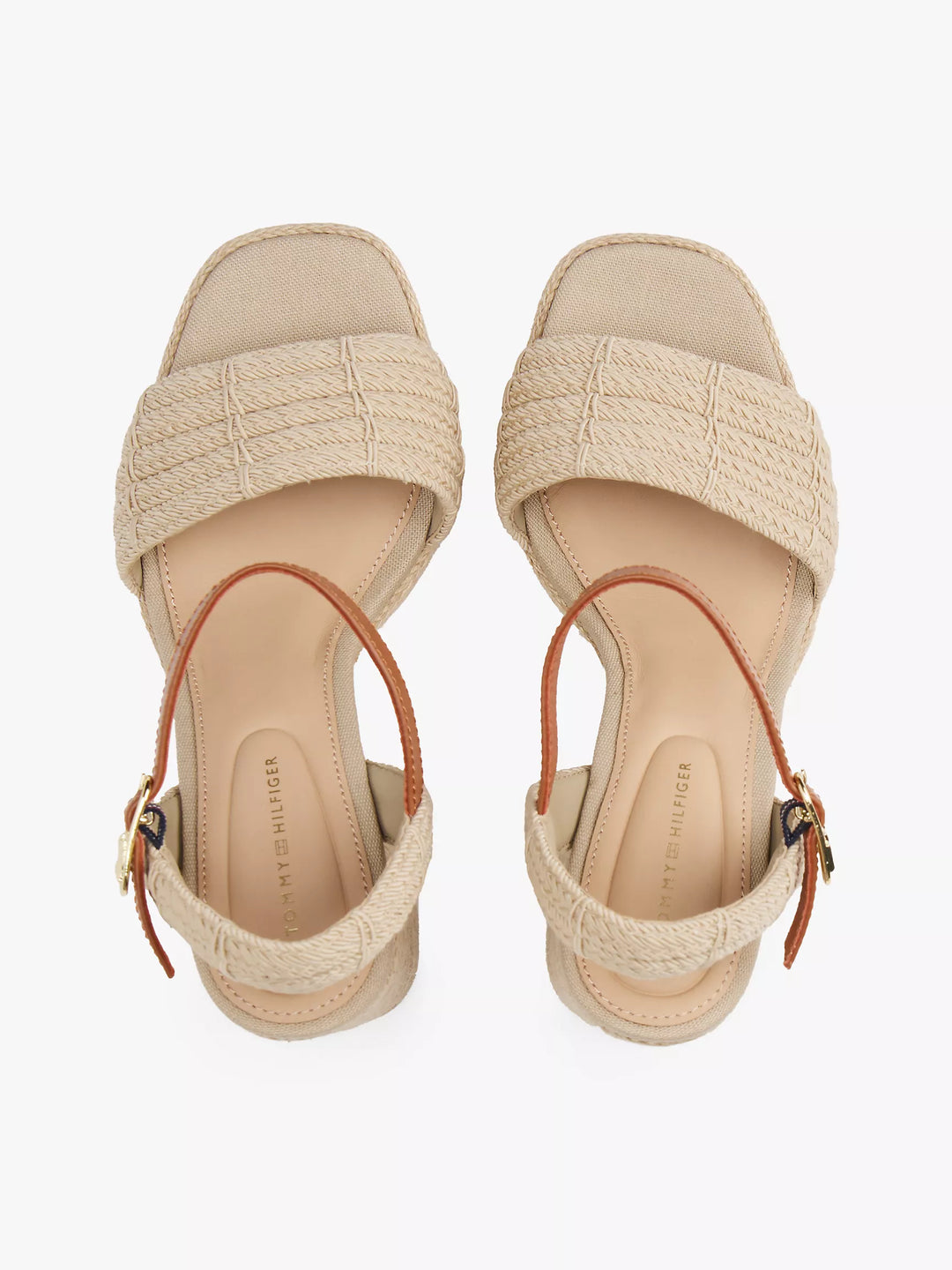 Tommy Hilfiger Jute-Trim Block-Heel Platform Sandal
