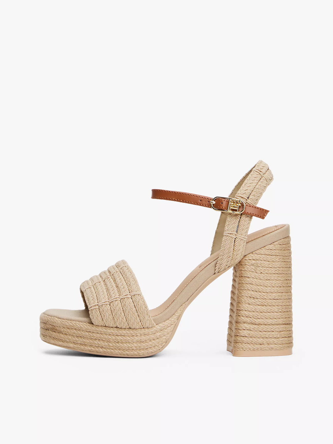 Tommy Hilfiger Jute-Trim Block-Heel Platform Sandal