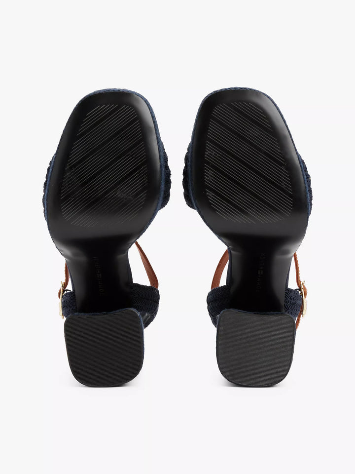 Tommy Hilfiger Jute-Trim Block-Heel Platform Sandal