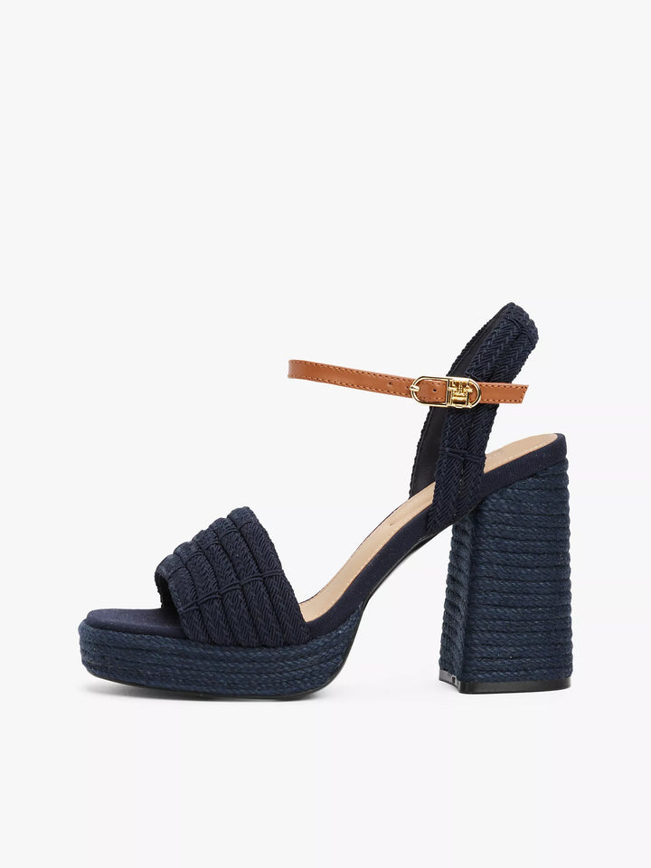Tommy Hilfiger Jute-Trim Block-Heel Platform Sandal