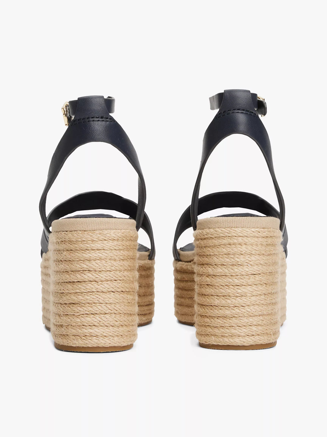 Tommy Hilfiger Leather-Strap Platform Espadrille