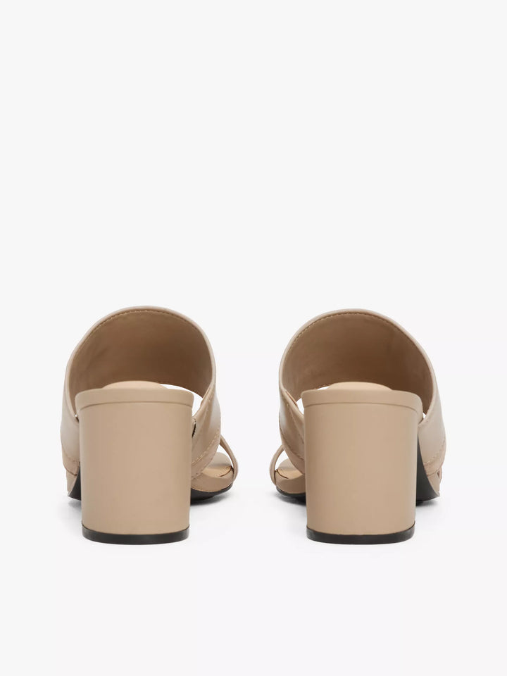 Tommy Hilfiger Block-Heel Leather Sandal