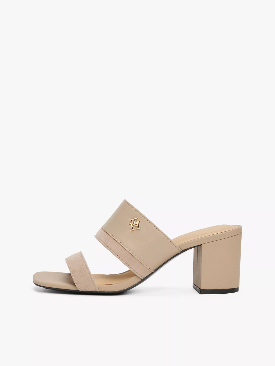Tommy Hilfiger Block-Heel Leather Sandal