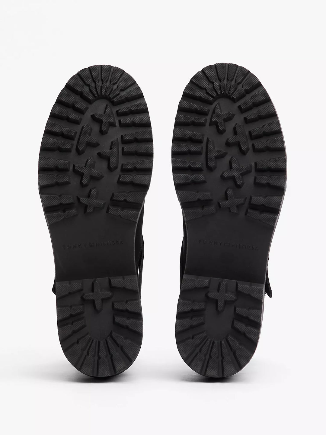 Tommy Hilfiger Double Buckle Leather Biker Boot