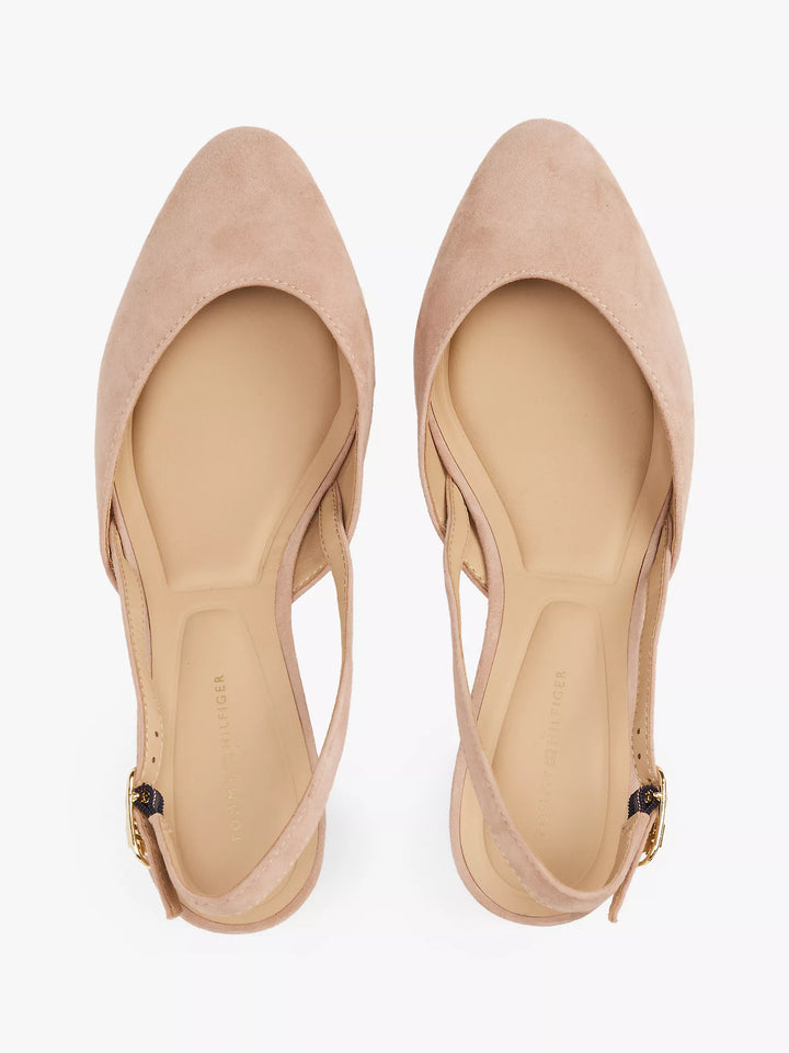 Tommy Hilfiger Suede Block-Heel Slingback