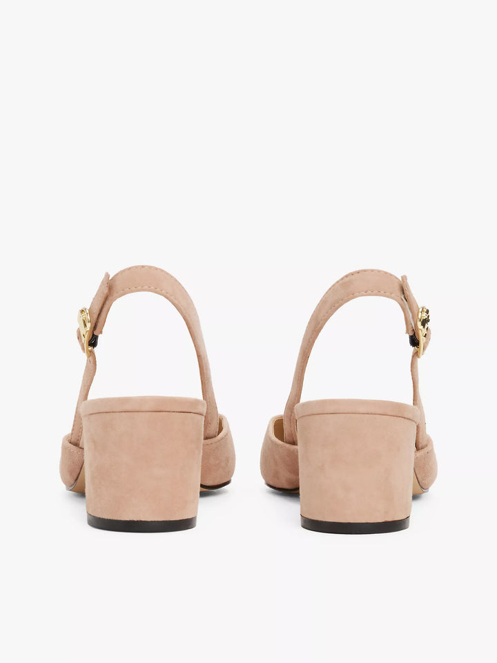 Tommy Hilfiger Suede Block-Heel Slingback