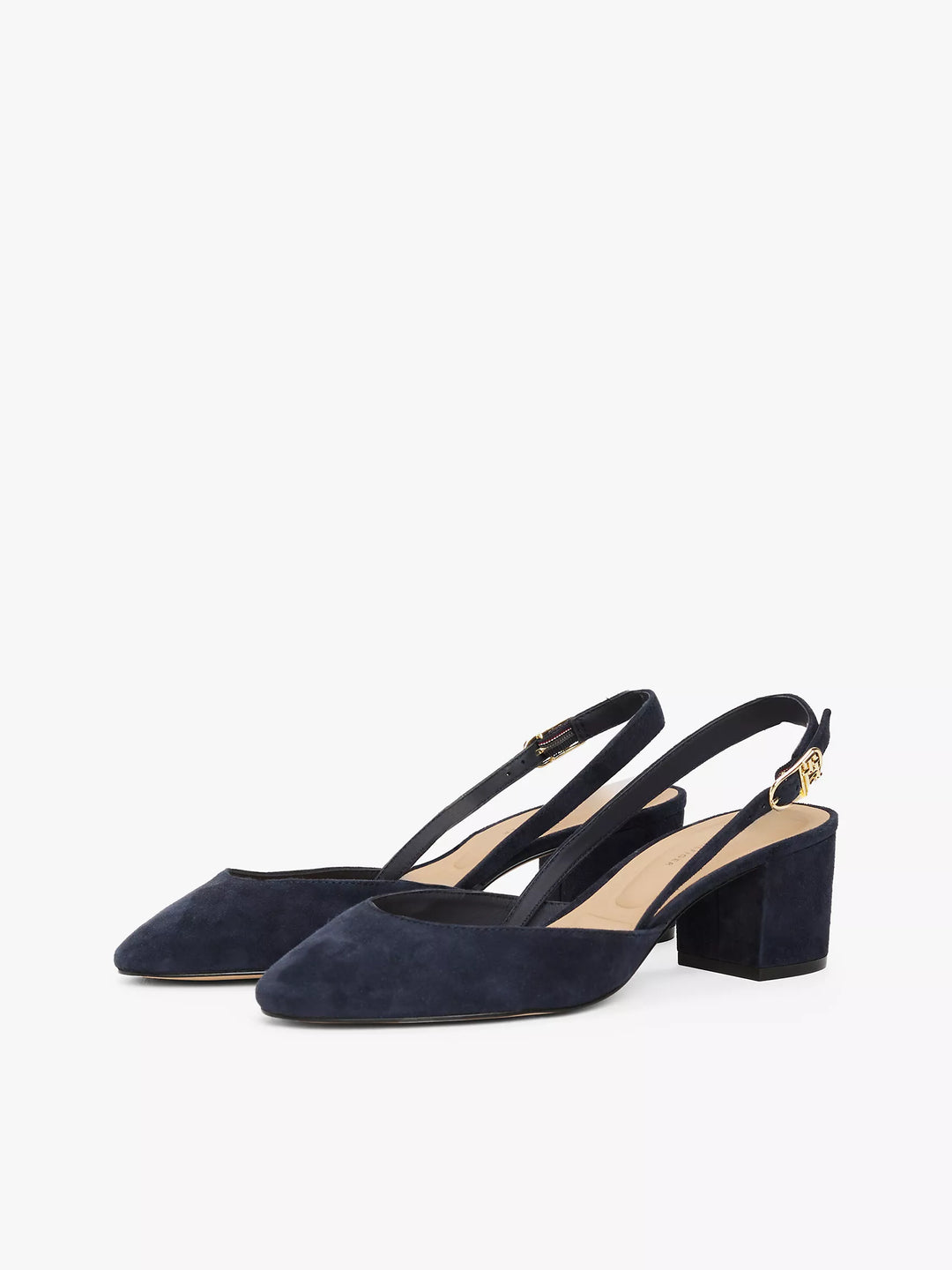 Tommy Hilfiger Suede Block-Heel Slingback
