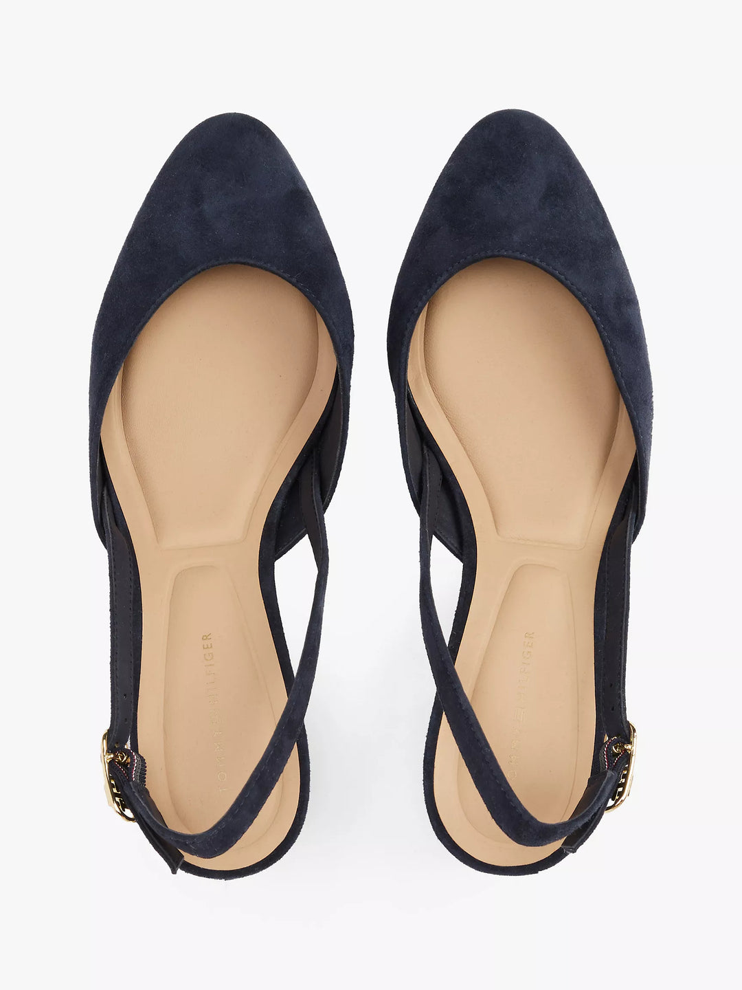 Tommy Hilfiger Suede Block-Heel Slingback