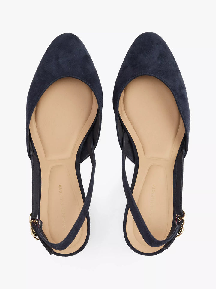 Tommy Hilfiger Suede Block-Heel Slingback