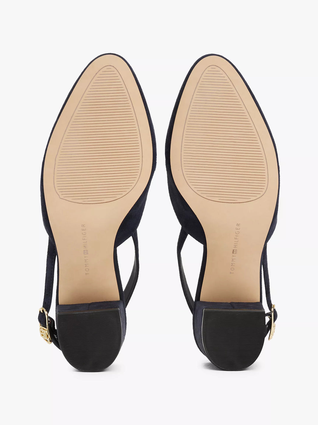 Tommy Hilfiger Suede Block-Heel Slingback