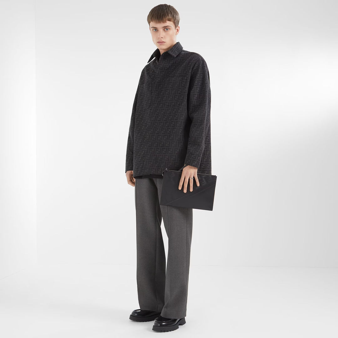 Fendi Blouson FF jacquard fabric jacket