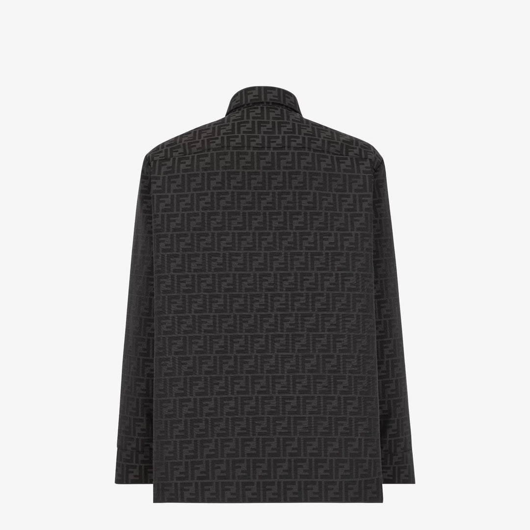 Fendi Blouson FF jacquard fabric jacket