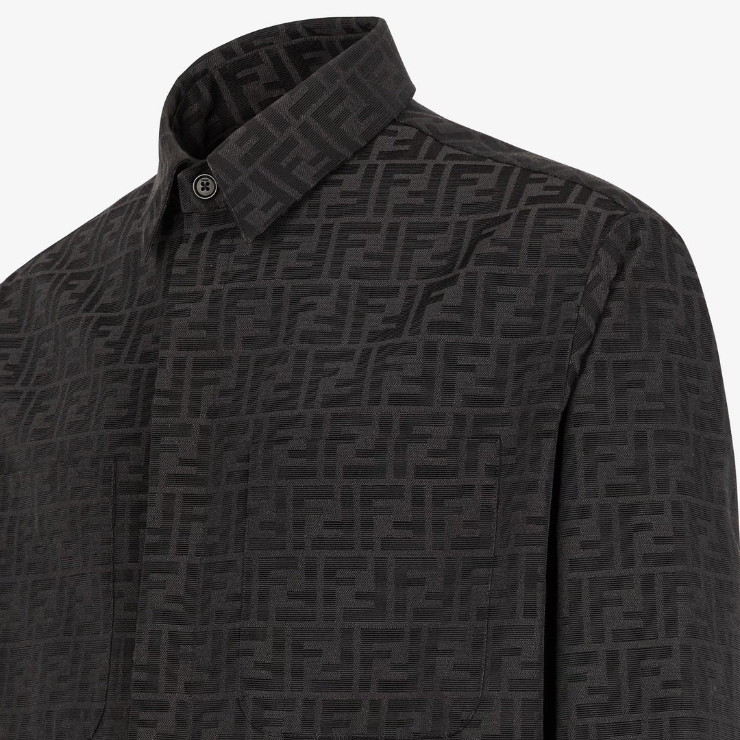 Fendi Blouson FF jacquard fabric jacket