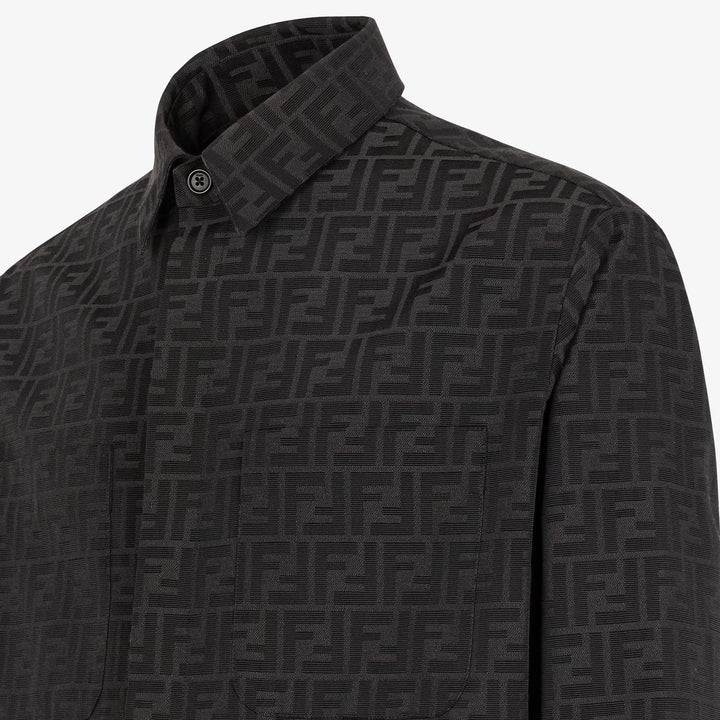 Fendi Blouson FF jacquard fabric jacket