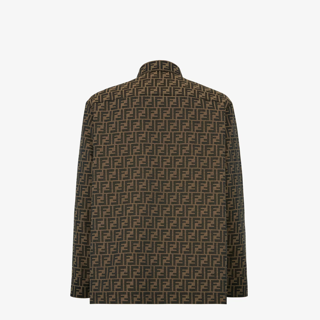 Fendi Blouson FF jacquard fabric jacket