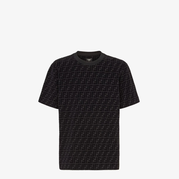 Fendi T-shirt in white piqué
