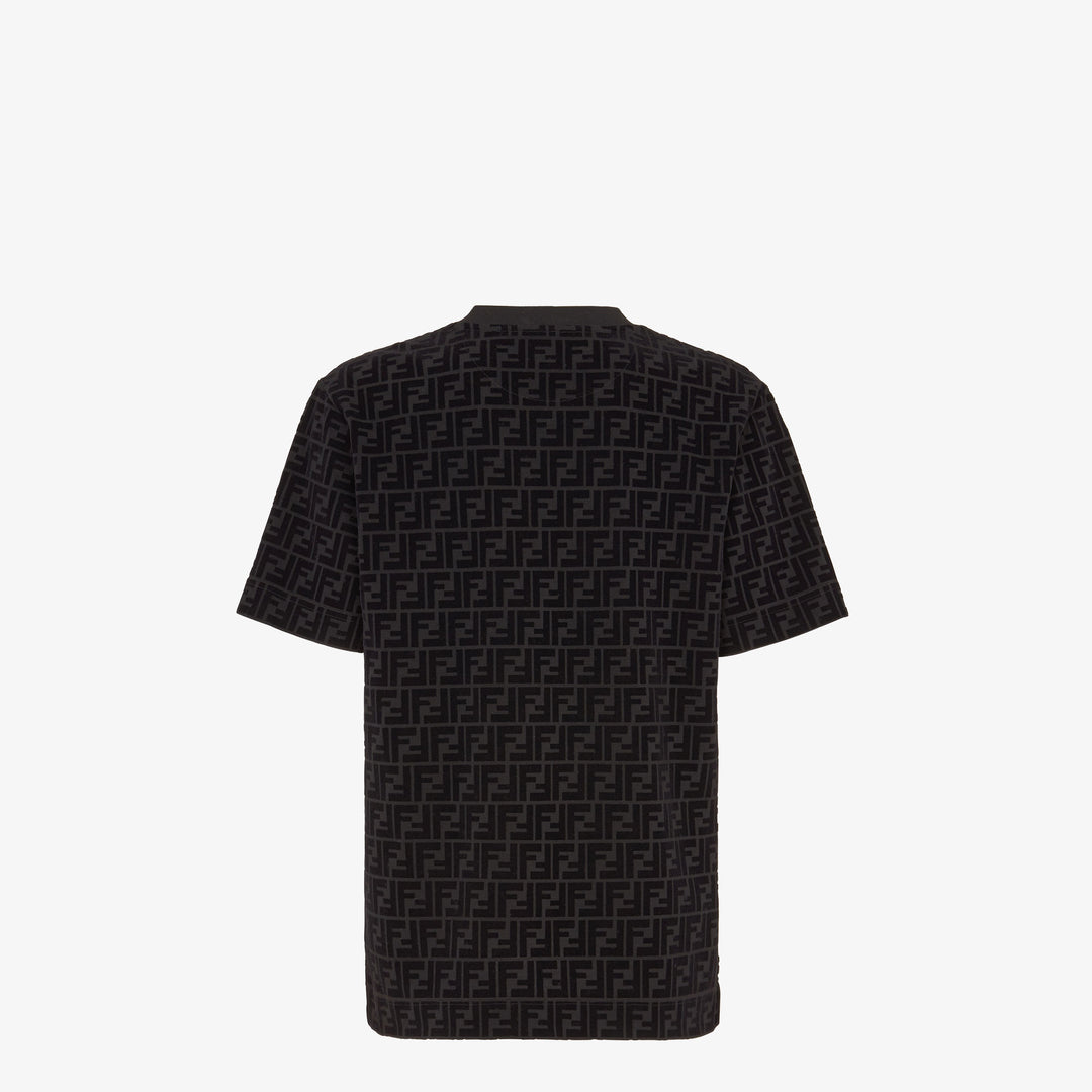 Fendi T-shirt in black piqué