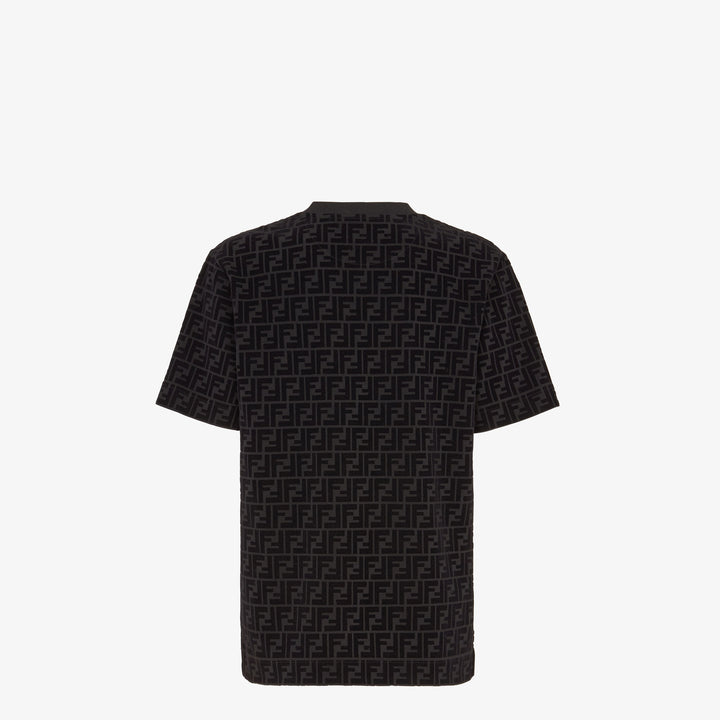 Fendi T-shirt in black piqué