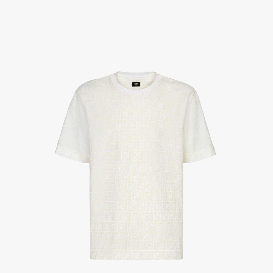 Fendi T-shirt in black piqué