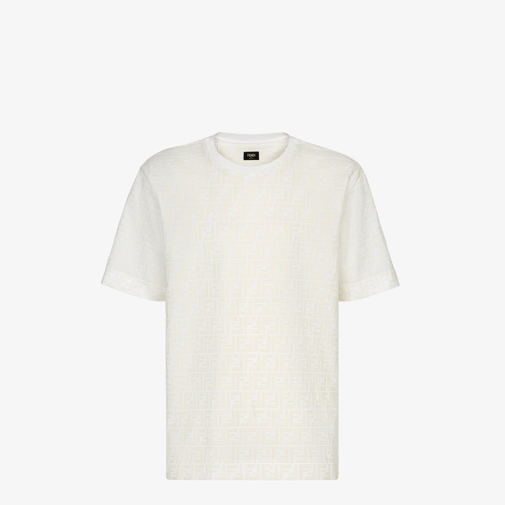 Fendi T-shirt in black piqué