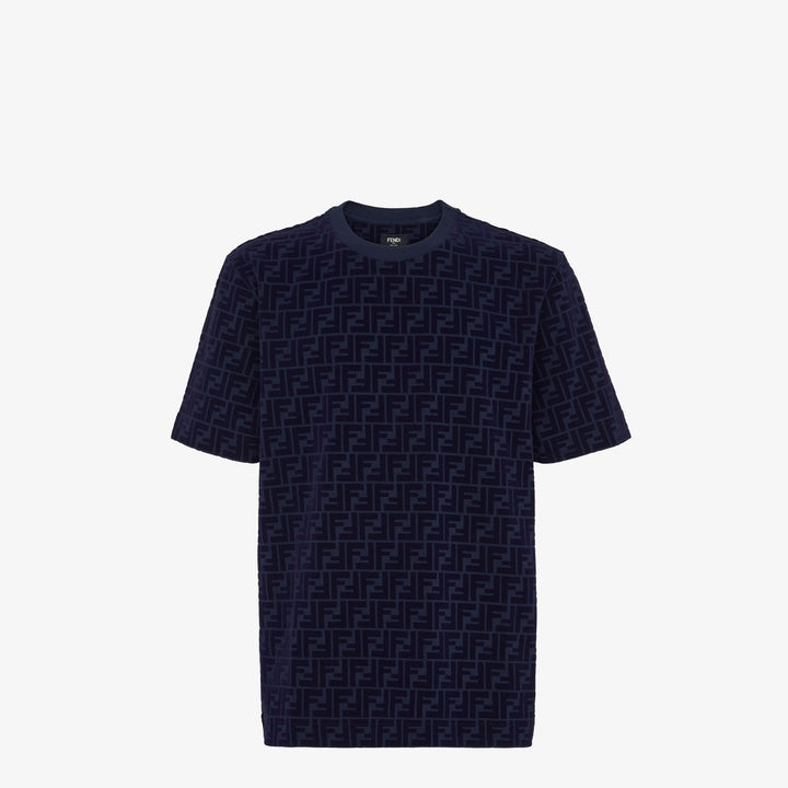 Fendi T-shirt in black piqué