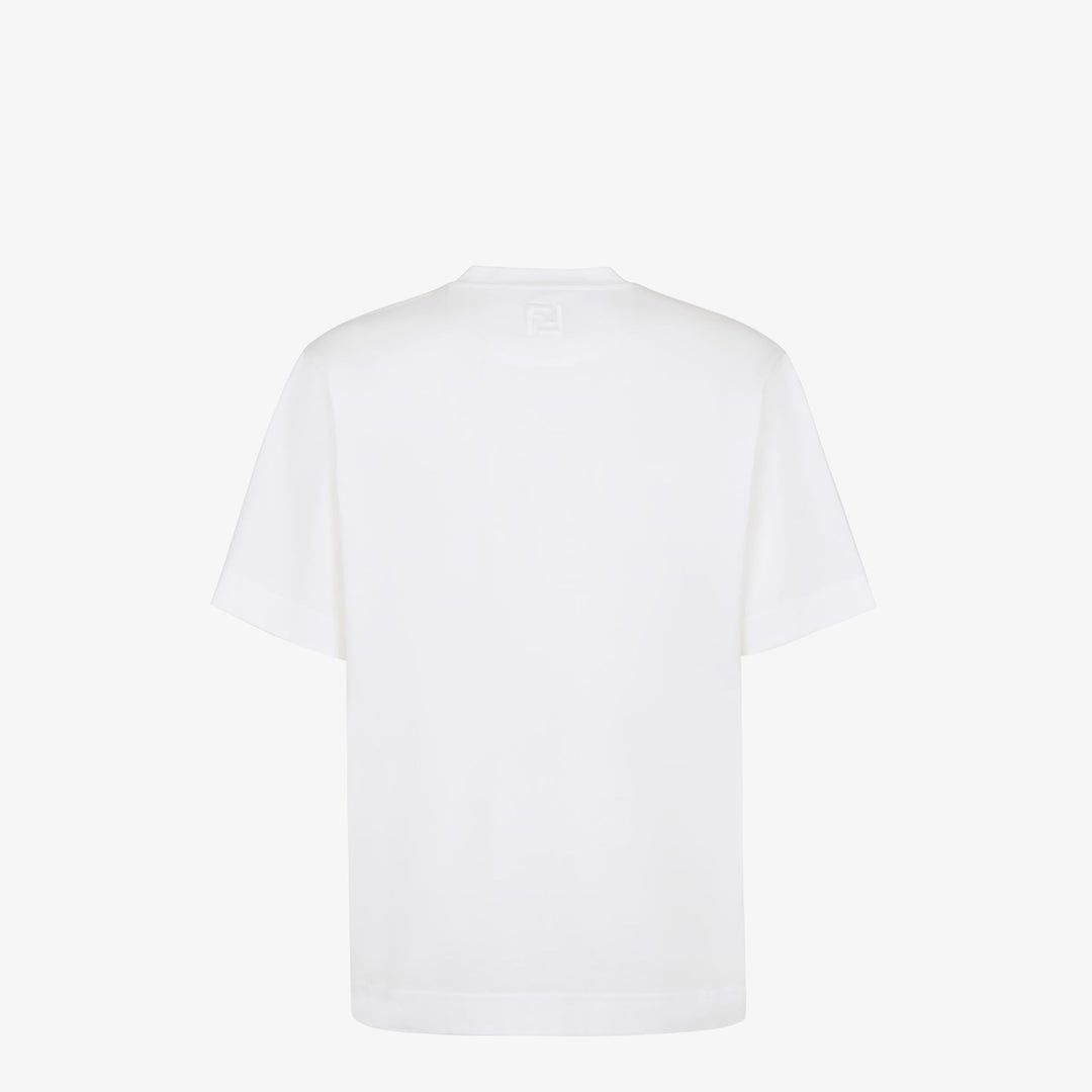 Fendi White cotton Fendilicious T-shirt