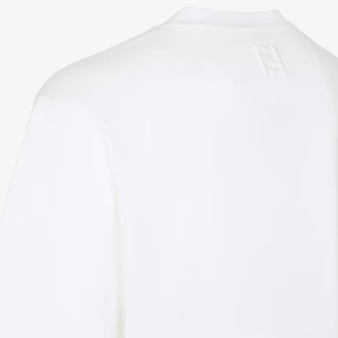 Fendi White cotton Fendilicious T-shirt