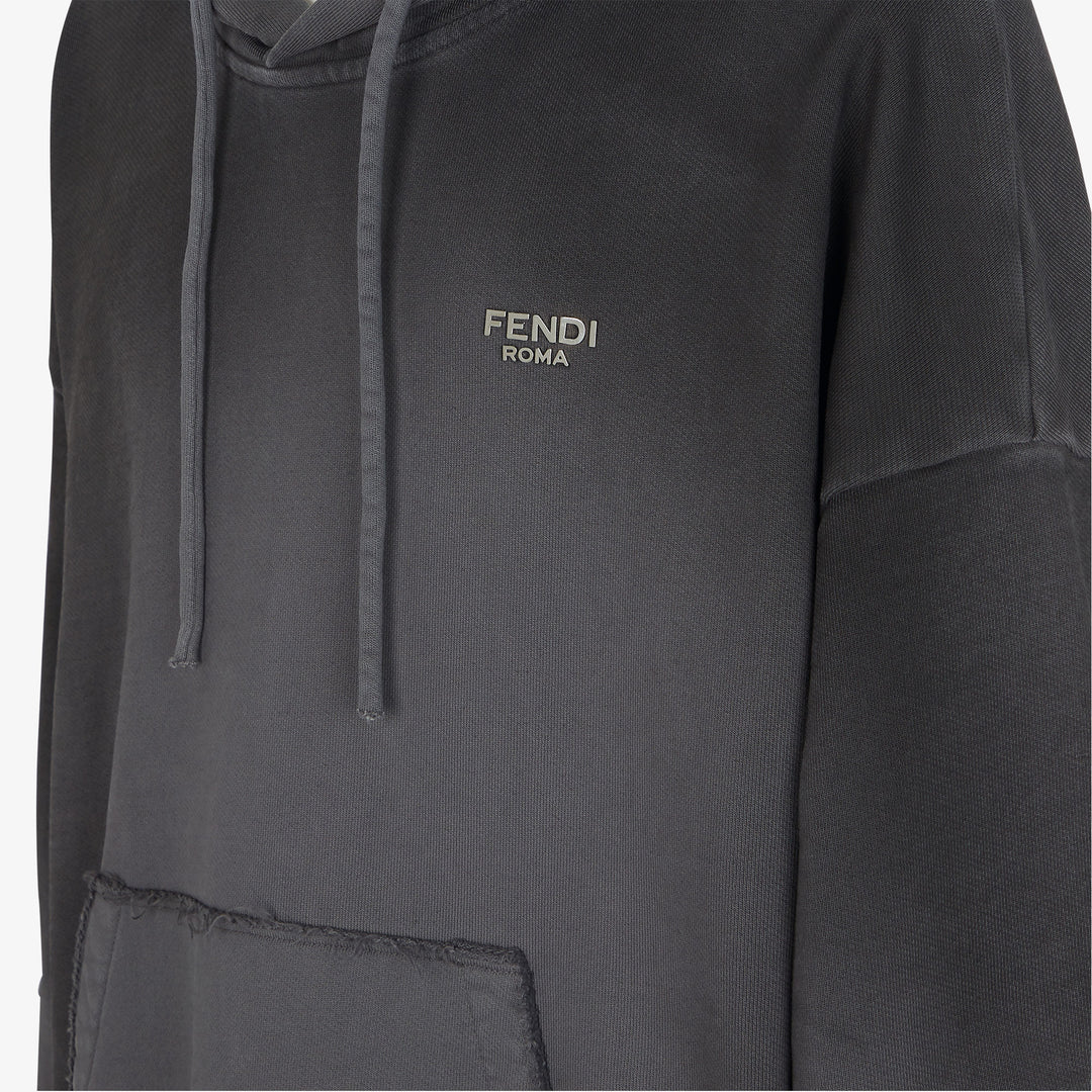 Fendi Gray jersey sweatshirt