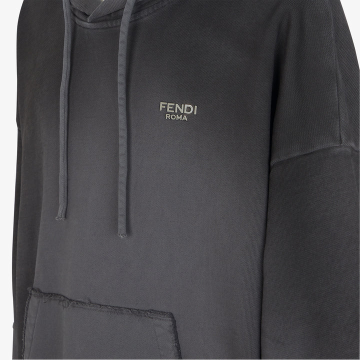 Fendi Gray jersey sweatshirt