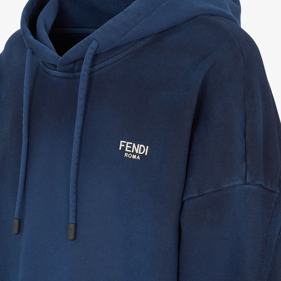 Fendi Blue cotton sweatshirt