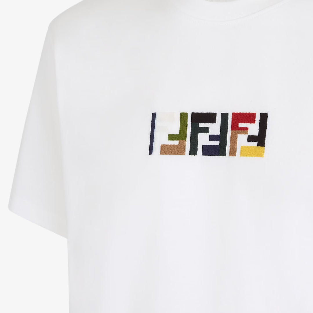 Fendi White cotton T-shirt
