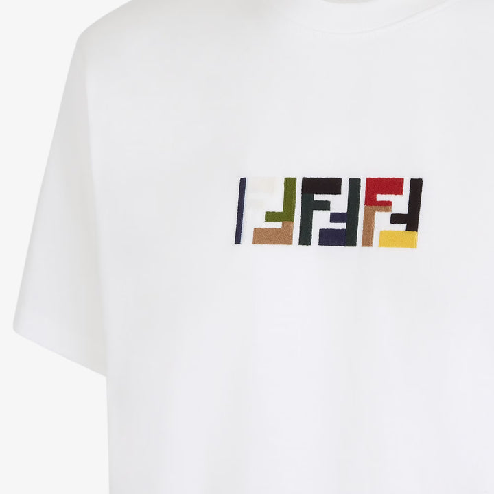 Fendi White cotton T-shirt