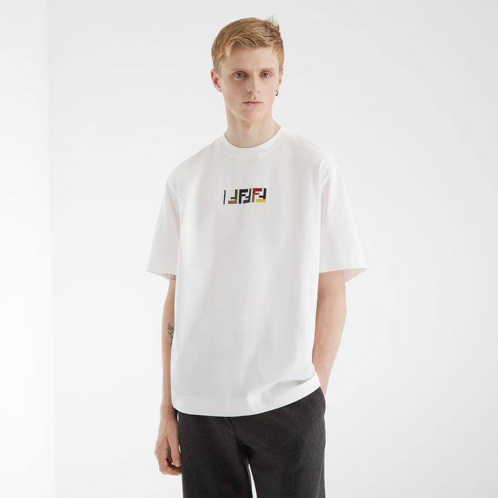 Fendi White cotton T-shirt