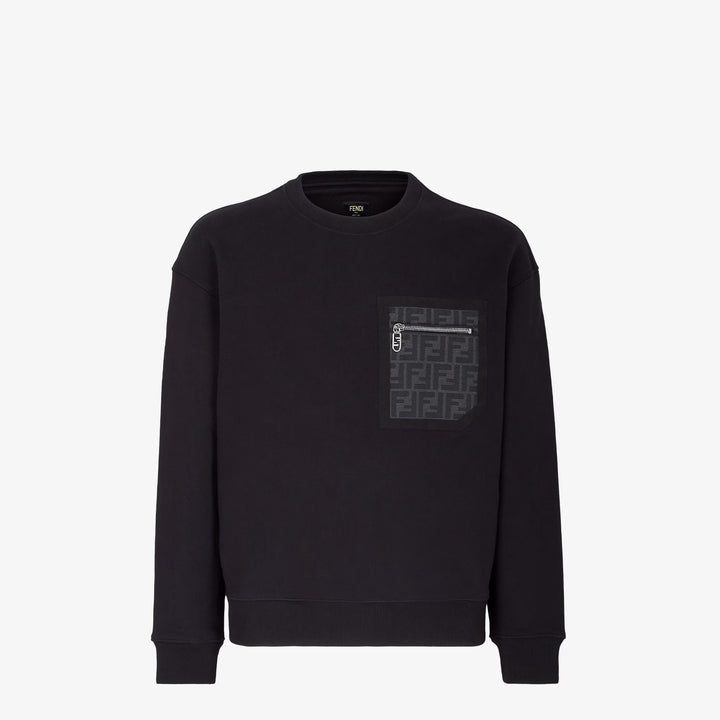 Fendi Black jersey sweatshirt