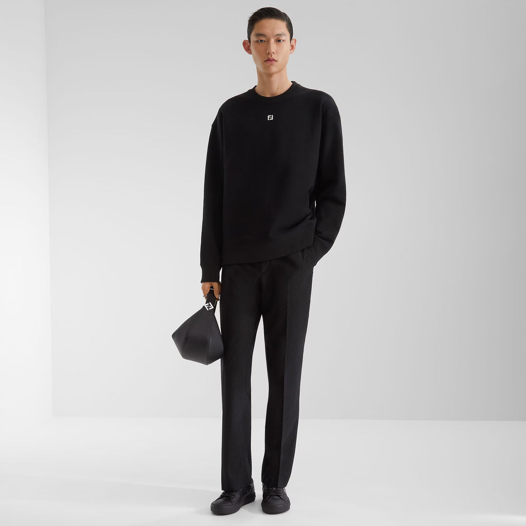 Fendi Black cotton sweatshirt