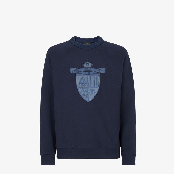 Fendi Navy blue cotton sweatshirt